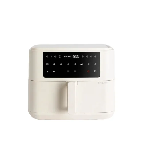 Friteuza cu aer cald, CREATE, Air Fryer Dual, 10 l, crem