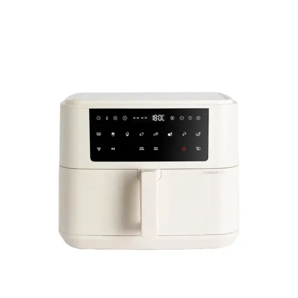 Friteuza cu aer cald, CREATE, Air Fryer Dual, 10 l, crem