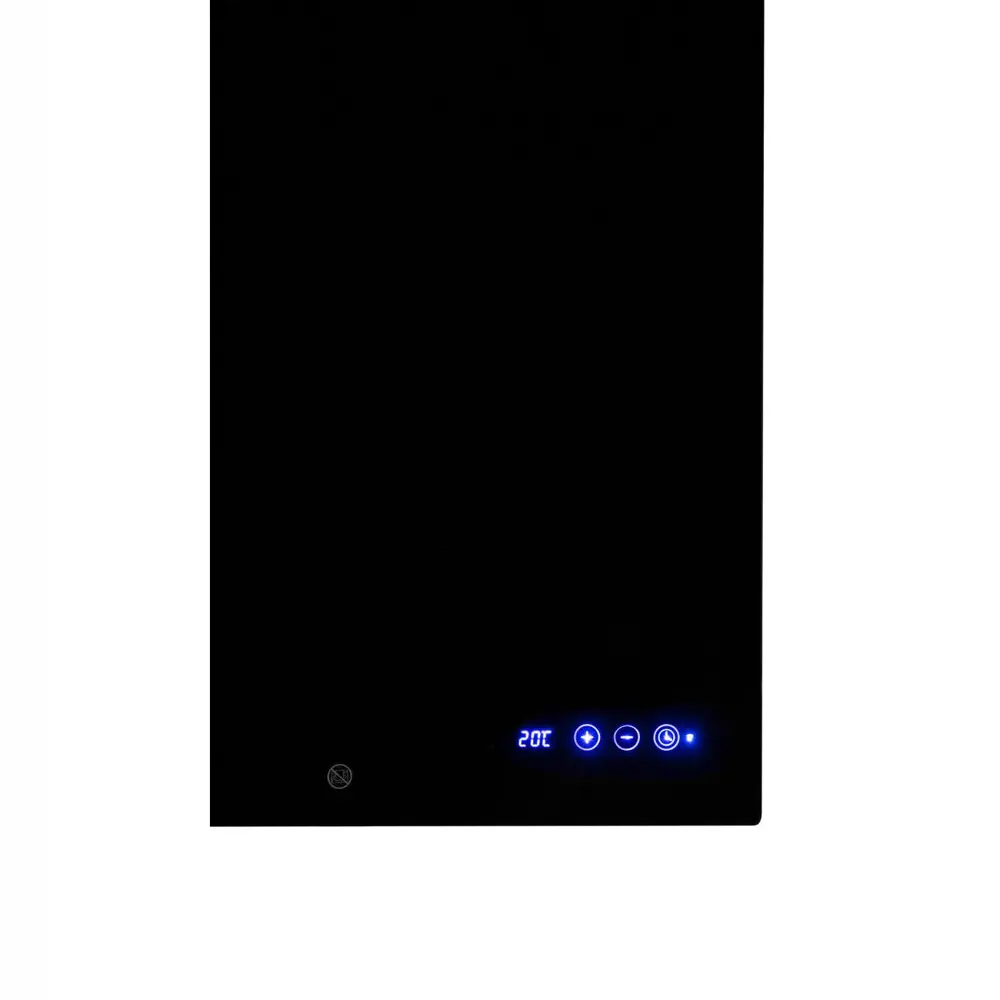 Panou radiant port-prosop pentru baie, Eurom, Sani 800 Wifi, negru