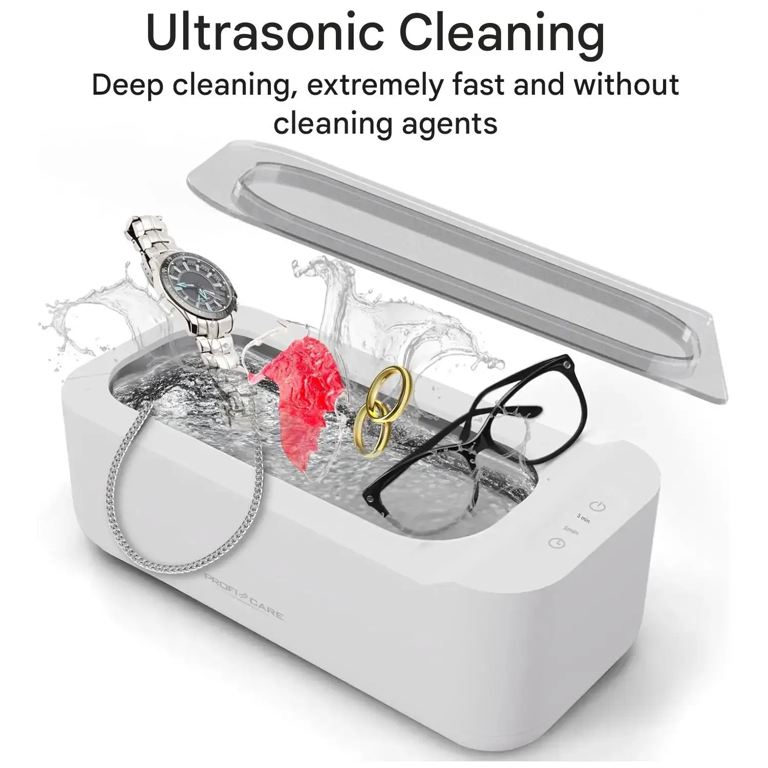 Aparat universal de curatare cu ultrasunete, ProfiCare, alb