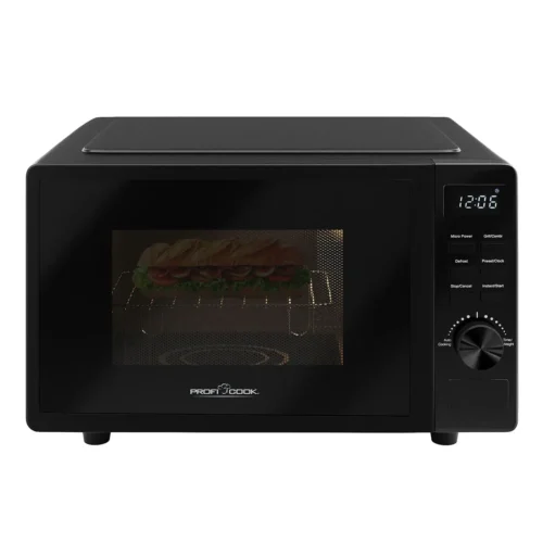 Cuptor cu microunde 2in1, 20 litri, ProfiCook, negru