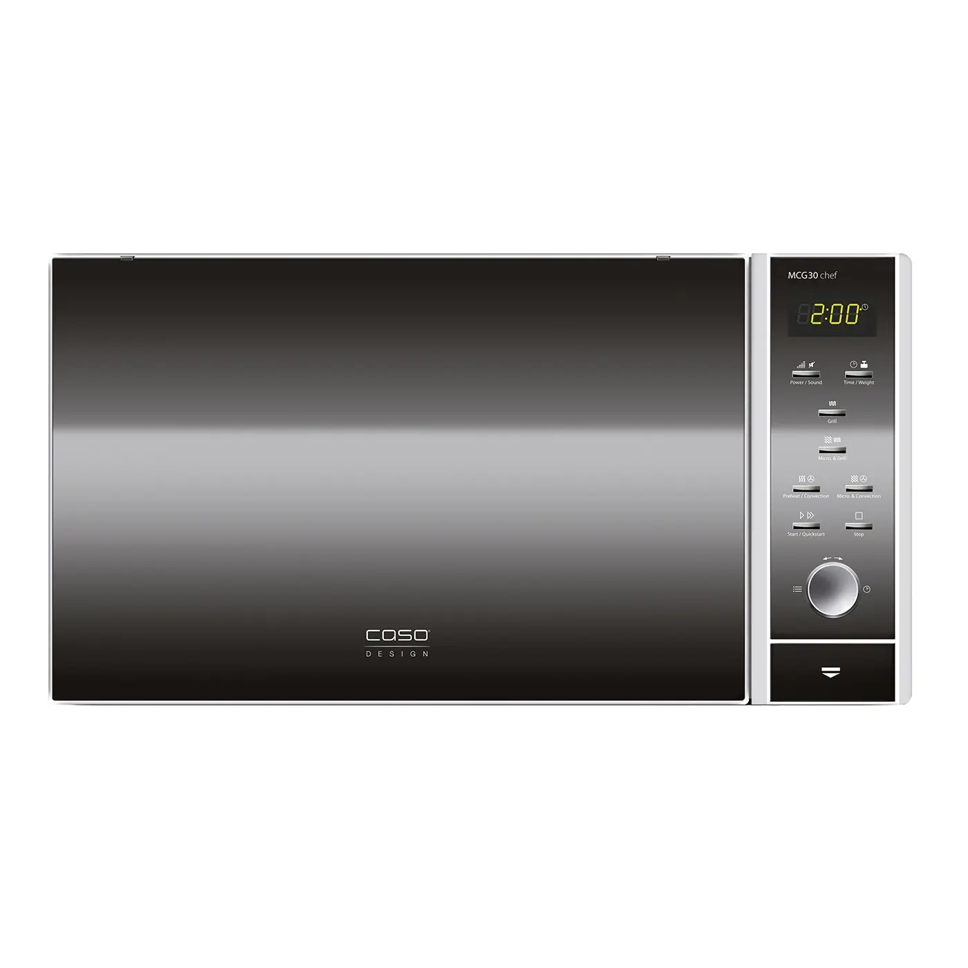 Cuptor cu microunde 3in1, 30 litri, Caso Germany, argintiu