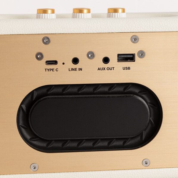 Boxa portabila wireless, CREATE, Speaker Retro, crem