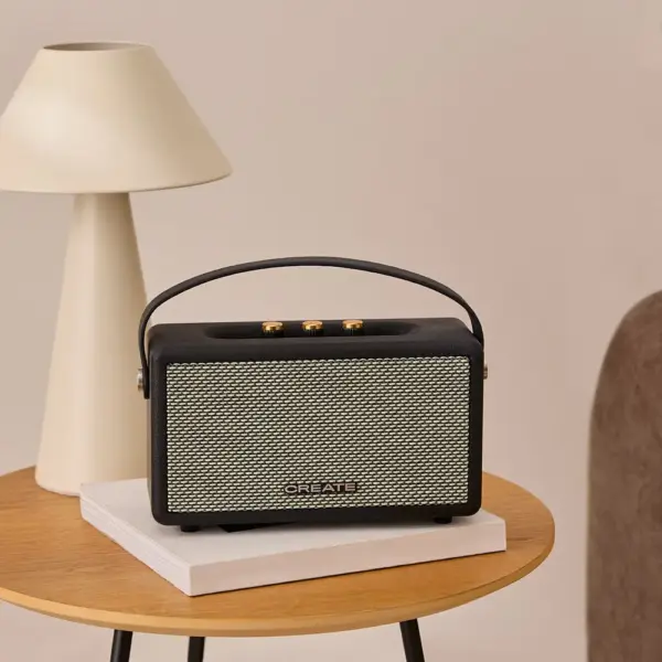Boxa portabila wireless, CREATE, Speaker Retro, negru
