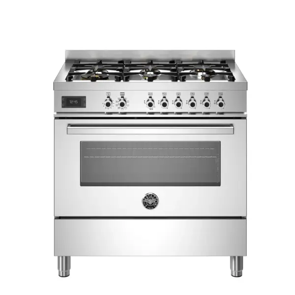Aragaz, Bertazzoni, 90 cm, 6 arzatoare, colectie Professional, inox