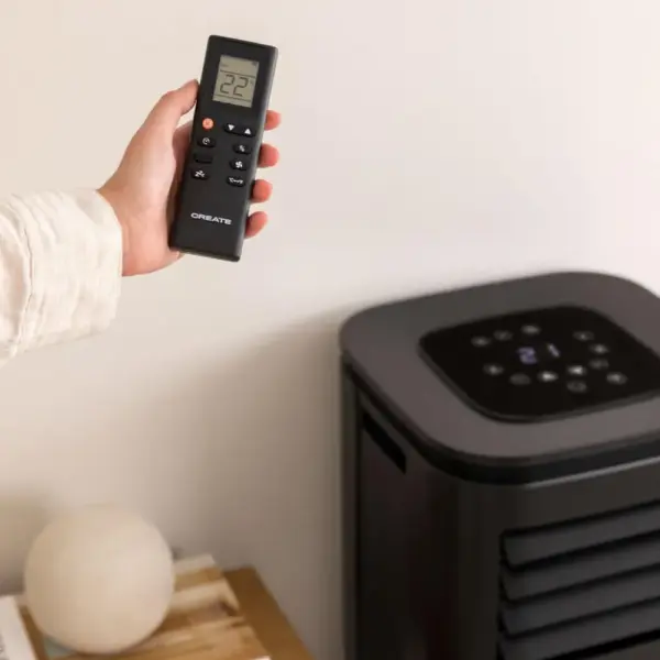 Aparat de aer conditionat portabil 4in1, CREATE, WiFi Silkair Pro, 9000 BTU, negru