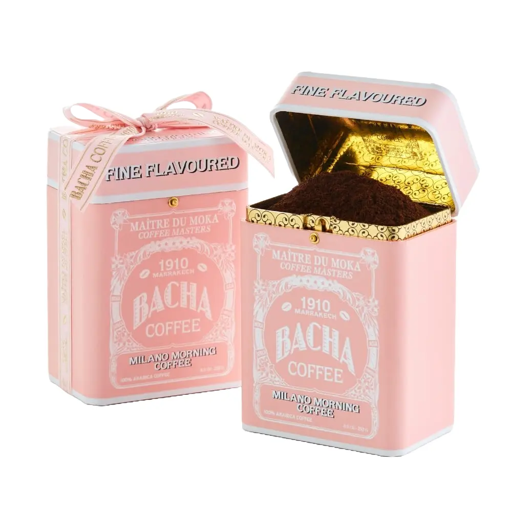 Cafea boabe premium 100% Arabica, Bacha Coffee, Milano Morning, Nomad Jewel Box, 250 g