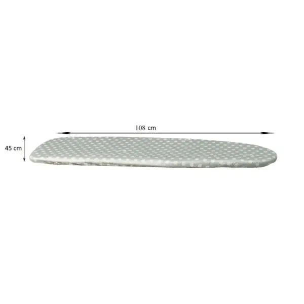 Husa pentru masa de calcat, Arredamenti Italia, Foderina, 45x109 cm, gri