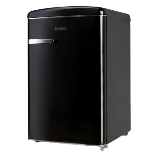Mini frigider Retro, DOMO, 108 litri, negru
