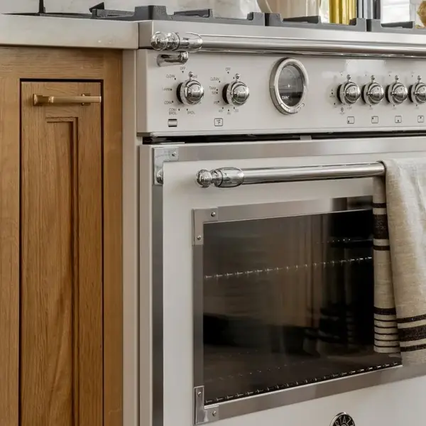 Aragaz, Bertazzoni, 100 cm, 6 arzatoare, 2 cuptoare electrice, colectie Heritage, ivoire