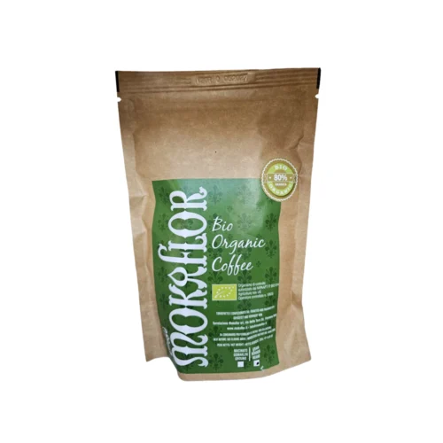 cafea boabe, mokaflor, 80% arabica, bio organic, 250 g