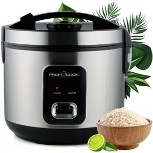 Aparat de gatit orez, Clatronic, 3 litri, 700 W, inox