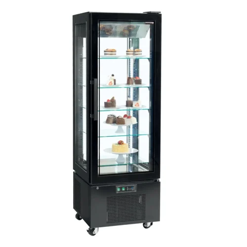 Vitrina frigorifica de prezentare, TEFCOLD, UPD400-C, 248 litri, negru