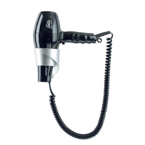 Uscator de par cu montare pe perete, Solis, Swiss Perfection Wall Mounted, 1800 W, negru