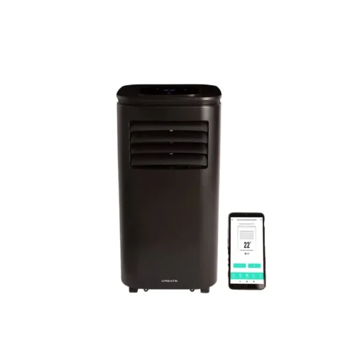 Aparat de aer conditionat portabil 4in1, CREATE, WiFi Silkair Pro, 9000 BTU, negru