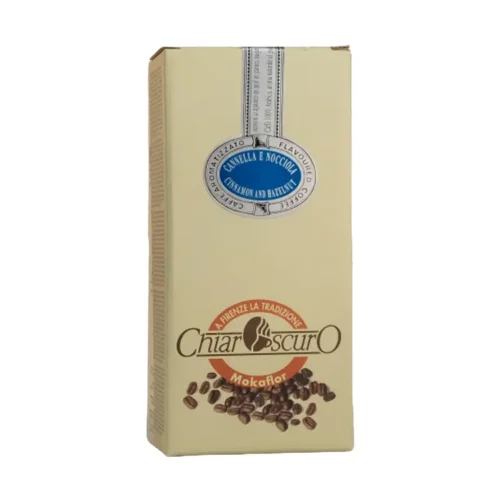 Cafea boabe premium Mokaflor, Hazelnut & Cinnamon, Arabica & Robusta, 250 g