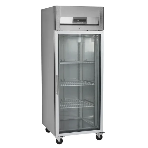 Vitrina frigorifica profesionala cu roti, TEFCOLD, RK710G, 484 litri, inox