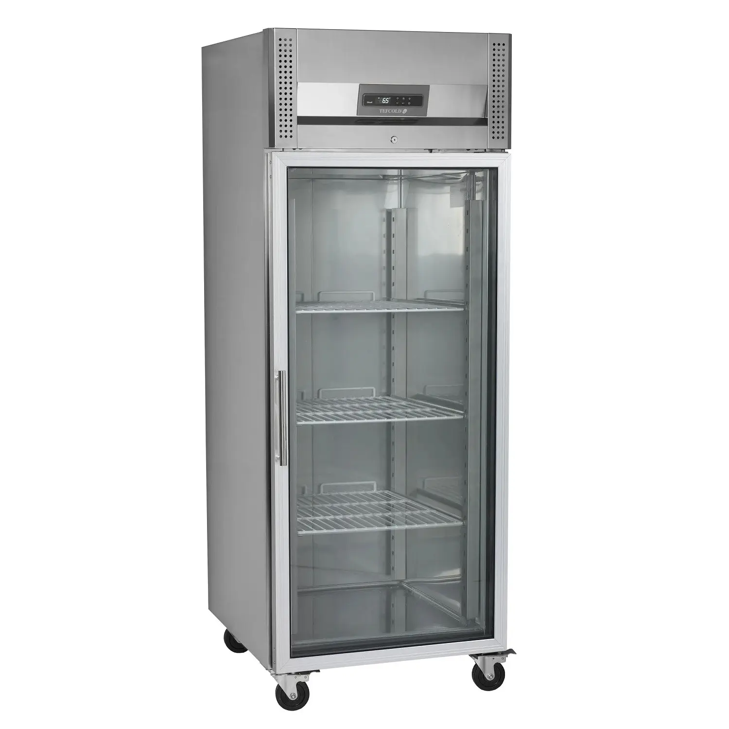 Vitrina frigorifica profesionala cu roti, TEFCOLD, RK710G, 484 litri, inox