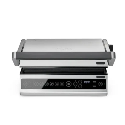 Gratar electric, Solis, Contact Grill Pro, 2000 W, argintiu