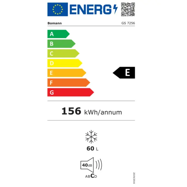 Congelator, Bomann, GS7256N, 60 litri, negru