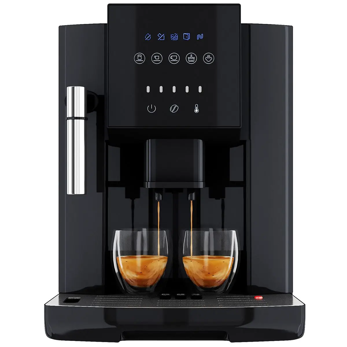 Espressor automat cu rasnita, ProfiCook, PC-KAV1281, negru