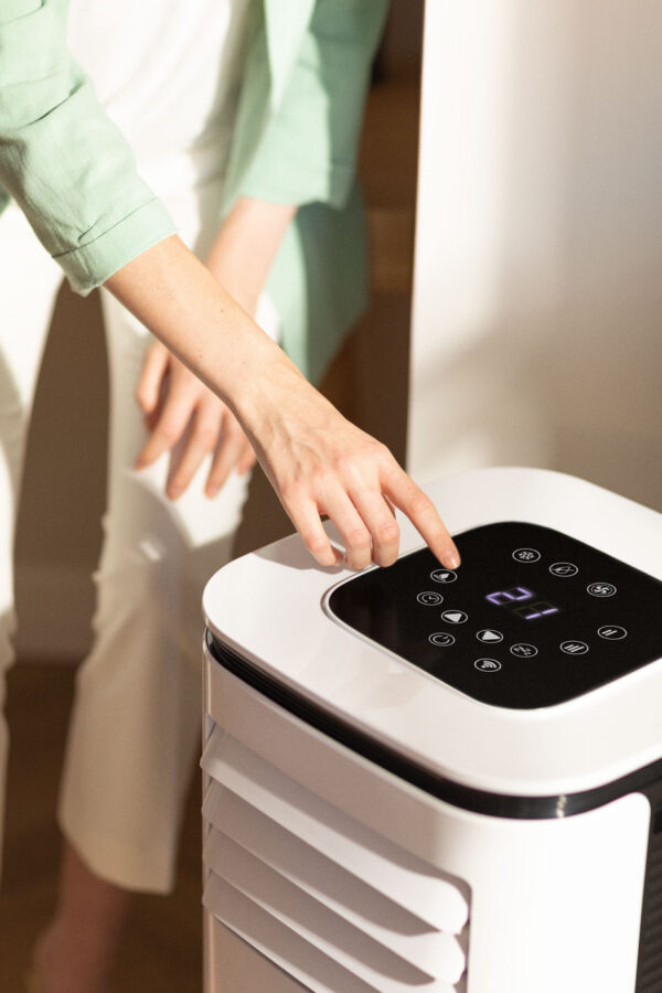 Aparat de aer conditionat portabil 4in1, CREATE, WiFi Silkair Pro, 9000 BTU, alb