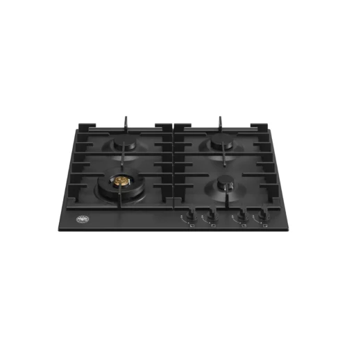 Plita incorporabila pe gaz, Bertazzoni, colectie Modern, 4 arzatoare, 60 cm, negru mat