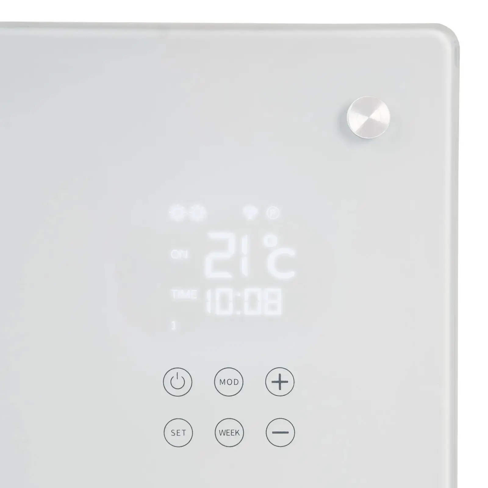 Incalzitor electric pentru baie port-prosop, Eurom, Sani Verre 1200 Wifi, alb