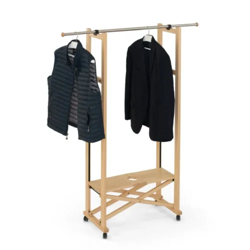 Suport mobil de umerase, Arredamenti Italia, Elios, lemn natur