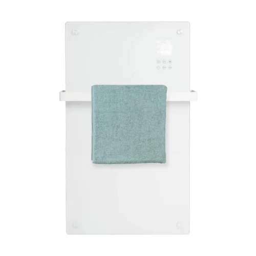 Incalzitor electric pentru baie port-prosop, Eurom, Sani Verre 1200 Wifi, alb