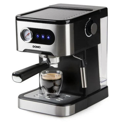 Espressor semiautomat, DOMO, inox
