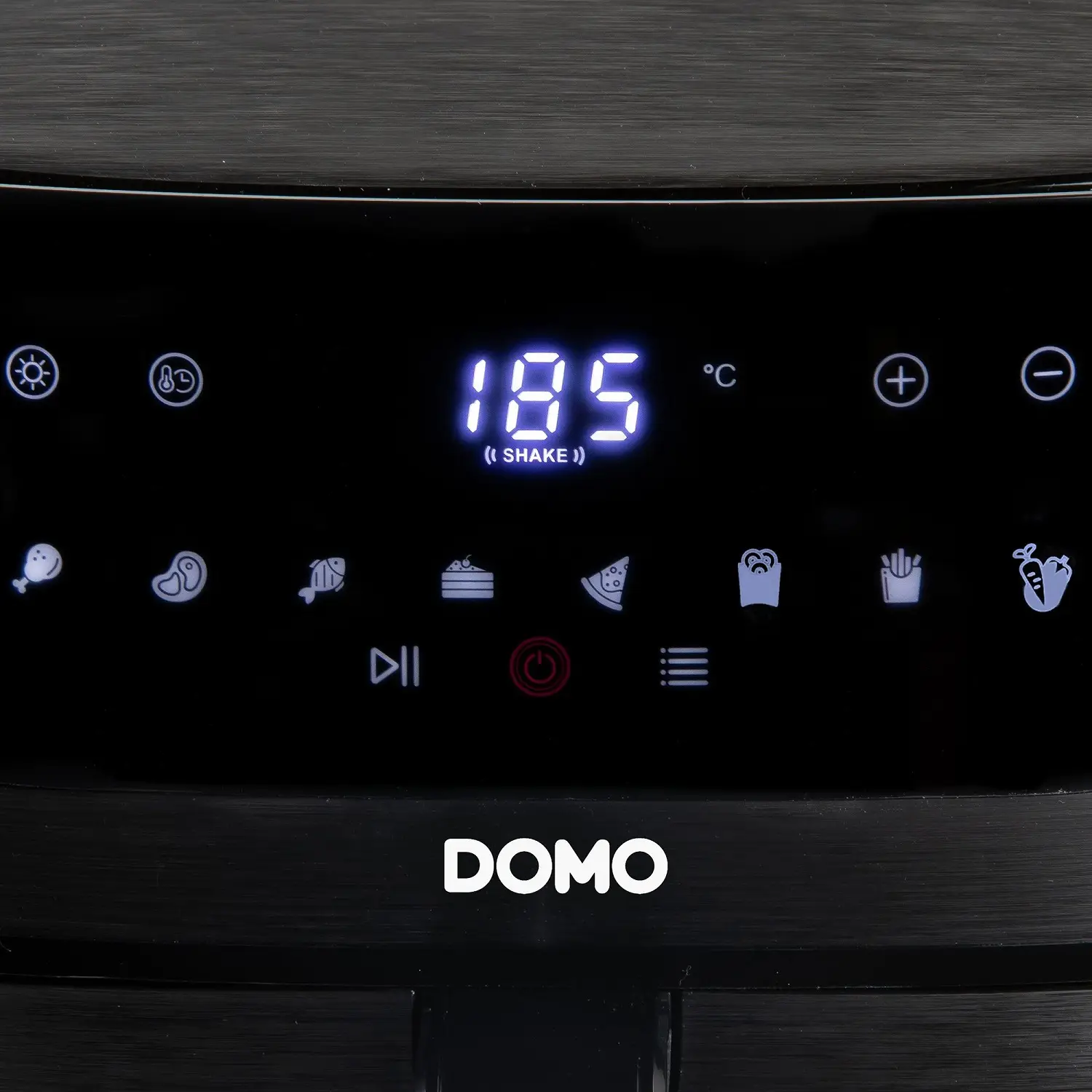 Friteuza cu aer cald Air Fryer, DOMO, 8 litri, 1800 W, negru