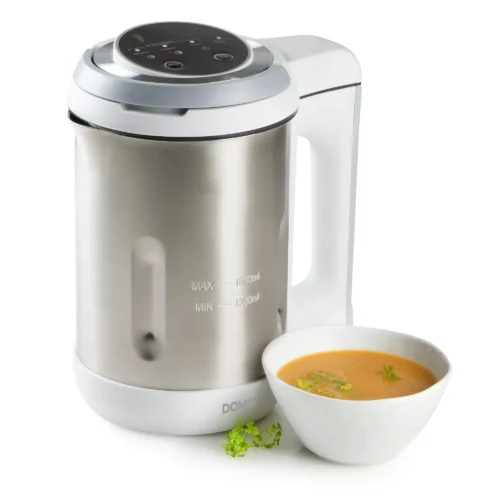 Aparat pentru prepararea supei crema, DOMO, Soup Maker, 1.6 litri, alb/inox