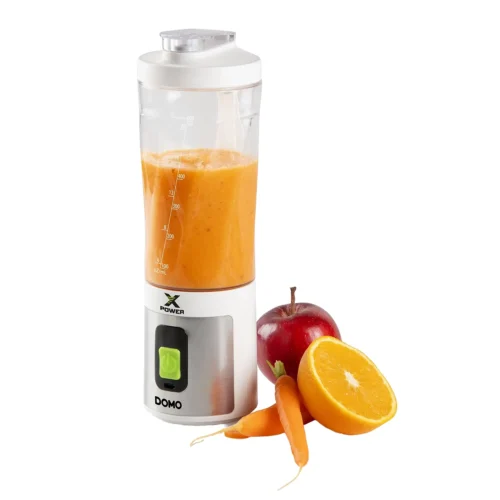 Blender portabil fara fir, DOMO, XPower To Go, alb