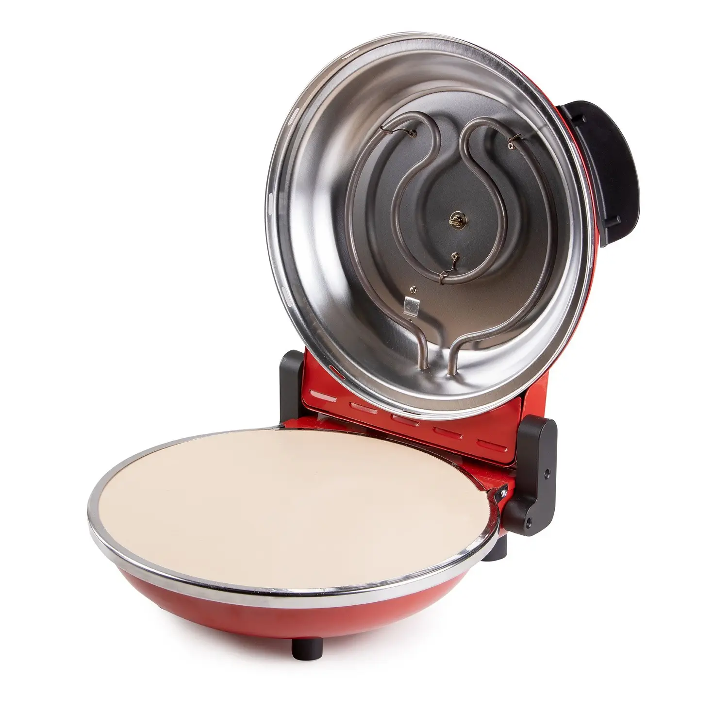 Cuptor electric multifunctional pentru pizza, DOMO, My Express Pizza, rosu