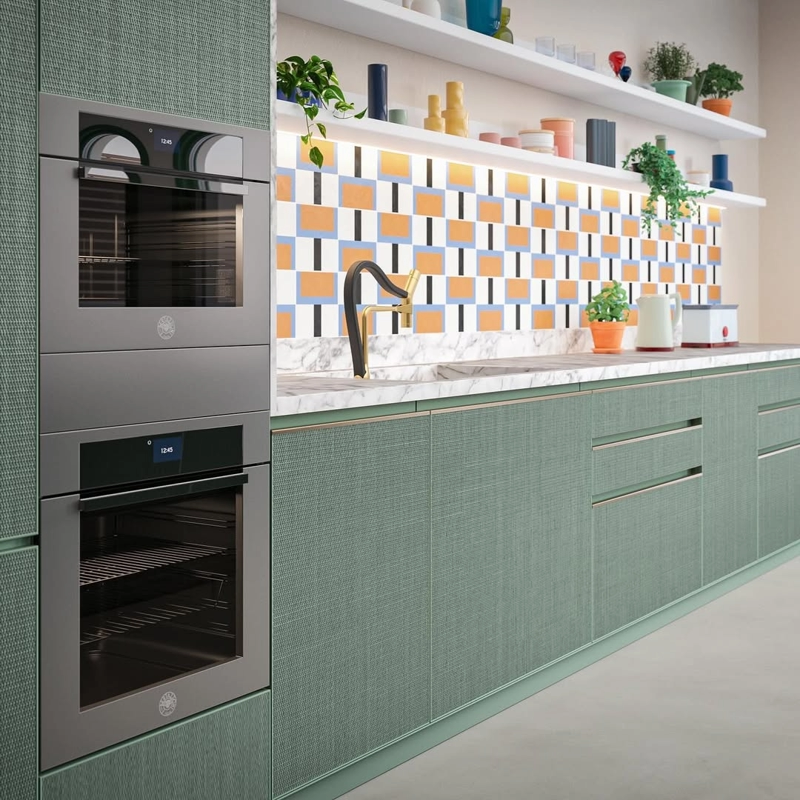 bertazzoni built in oven inox