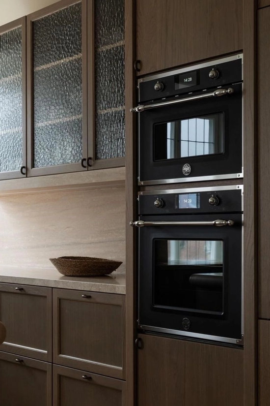 bertazzoni ovens black retro design