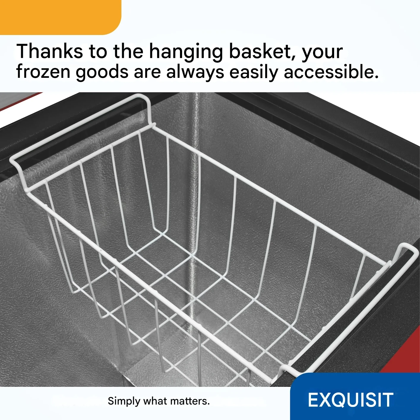 Lada frigorifica, Exquisit, 99 litri, rosu