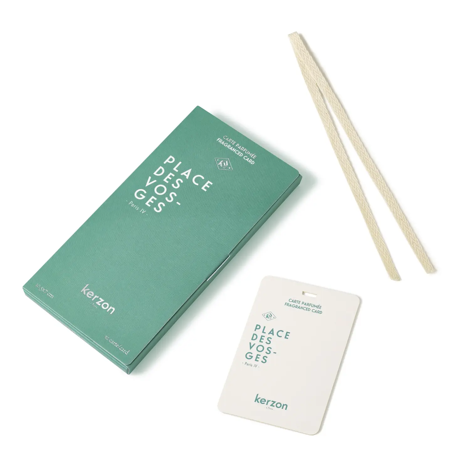 Saculet parfumat pentru haine, Kerzon Paris, Place des Vosges, parfum trandafir bulgaresc si geranium