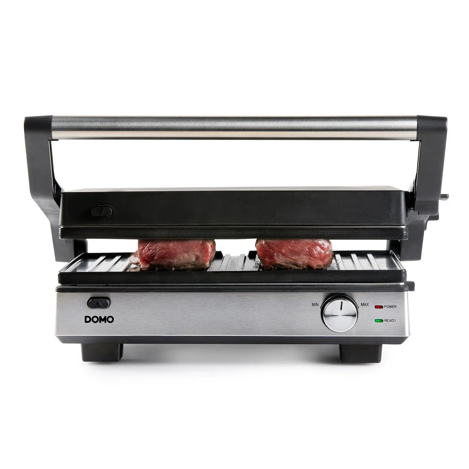 Gratar electric 2in1, DOMO, Waffle & Grill, negru
