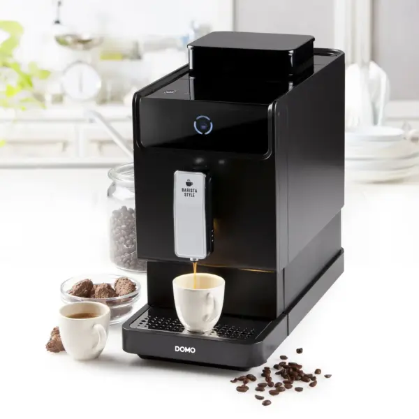 Espressor automat cu rasnita, DOMO, DO718K, negru
