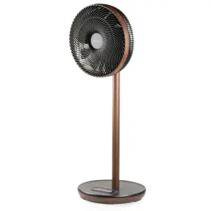 Ventilator vertical cu picior, DOMO, Eco Fan, lemn