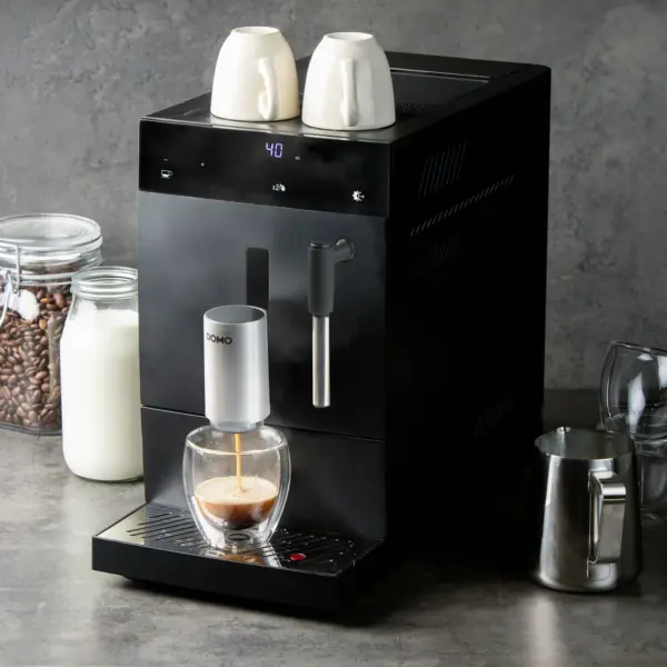 Espressor automat cu rasnita, DOMO, DO1150K, negru