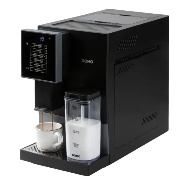 Espressor automat cu rasnita, DOMO, DO744K, negru