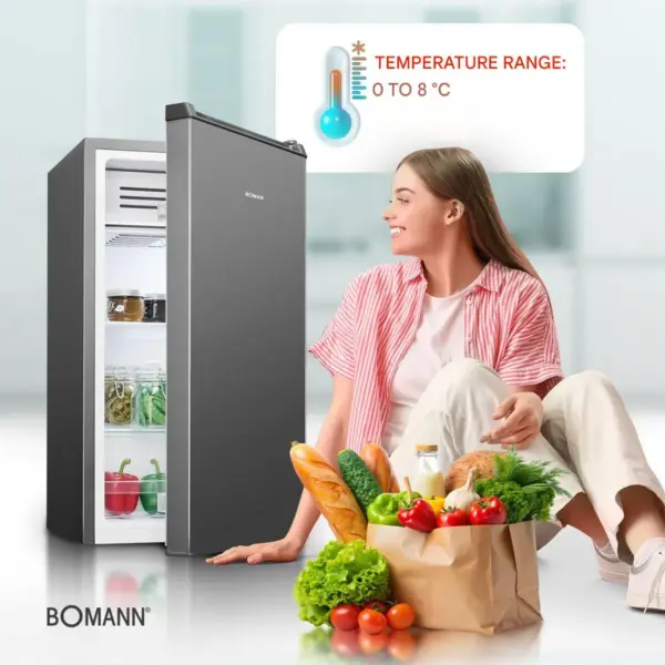 Frigider, Bomann, KS7257GR, 83 litri, gri