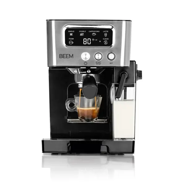 Espressor semiautomat BEEM, Espresso Latte, argintiu