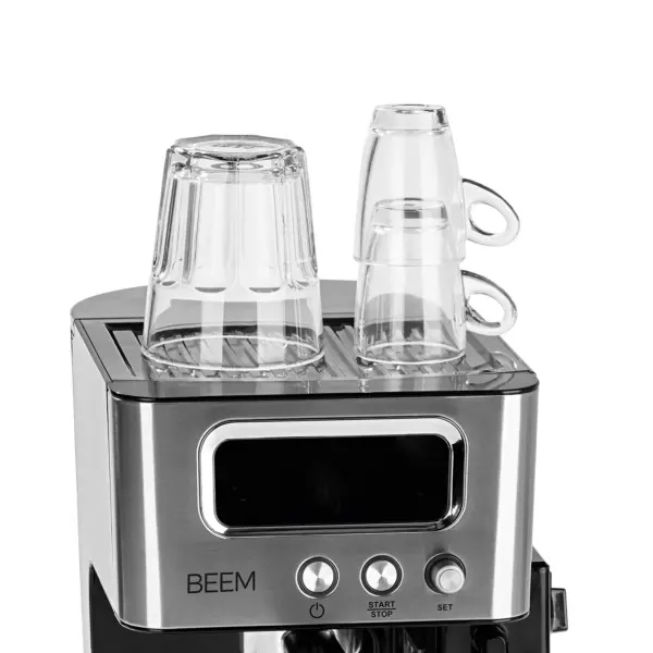 Espressor semiautomat BEEM, Espresso Latte, argintiu