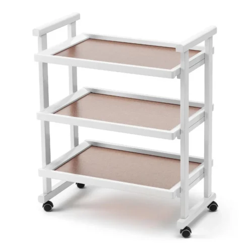 Carucior de bucatarie, Arredamenti Italia, Gregory, alb