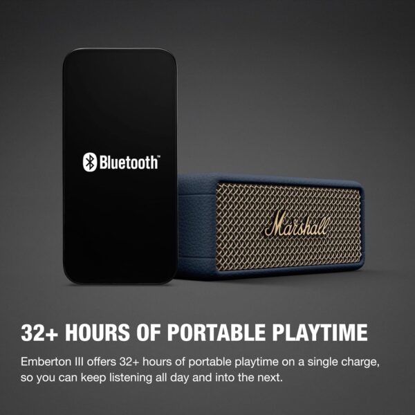 Boxa portabila, Marshall, Emberton II, bleumarin