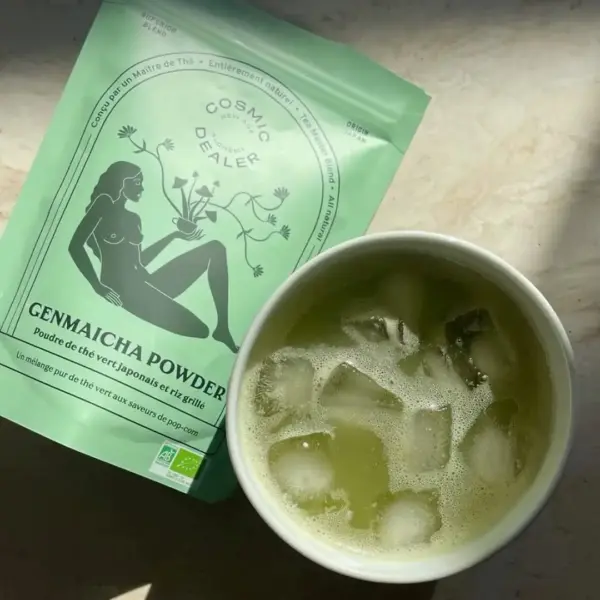 Ceai verde organic, Cosmic Dealer, Genmaicha Latte Powder, 120 g